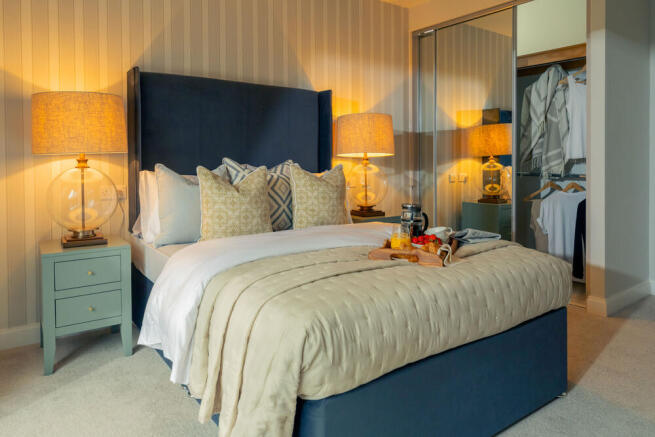 Show home master bedroom